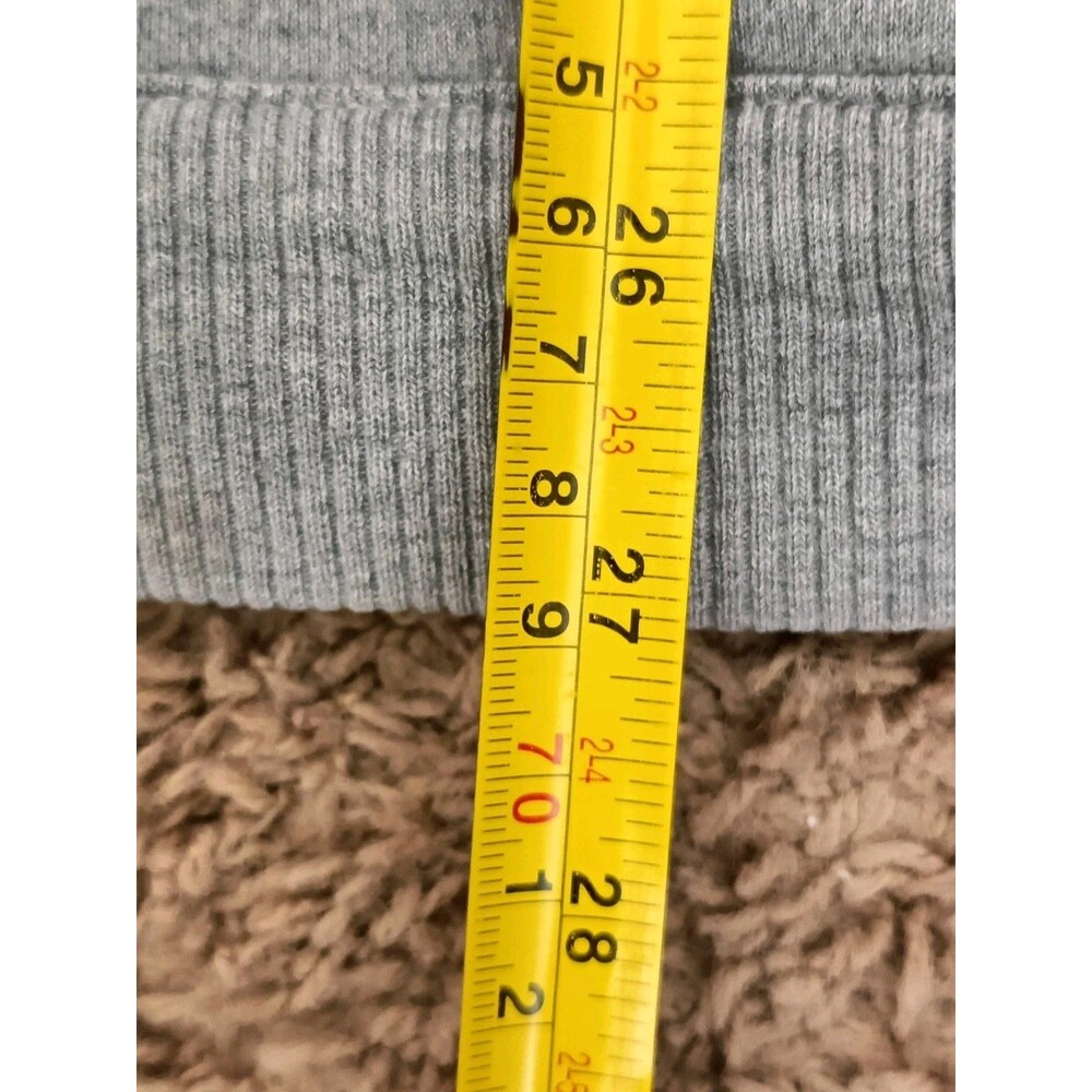Armani Exchange Pullover Sweatshirt Half Zip Gray Pockets Men's 2XL - Picture 7 of 7